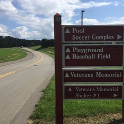 North Boundary Park - Another sign giving directions