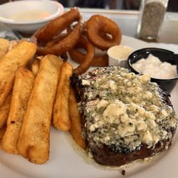 AA Bar & Grill - Filet Mignon with gorgonzola butter