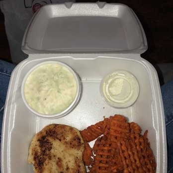 Mobley's Sandwich Shop - a meal in a styrofoam container - Sandwiches Near Me - Blackshear, Georgia