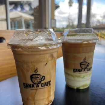 Sana'a Cafe - Iced Pistachio Latte & Iced Sana'a Latte - Coffee & Tea Near Me - Lake Forest, California Sana'a Cafe - Iced Pistachio Latte & Iced Sana'a Latte - Coffee & Tea Near Me - Lake Forest, California