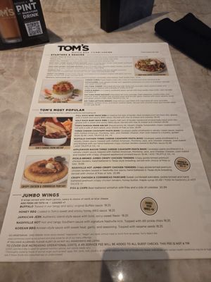 Menu photo 1 Tom's Watch Bar Ridgefield, WA Menu photo 1 Tom's Watch Bar Ridgefield, WA