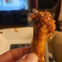 Buffalo Wild Wings - If this is what a chicken wing place calls a chicken wing they apparently don't want to remain in business much longer.....