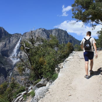 Four Mile Trail - Trail w/ Falls view - Hiking Near Me - Yosemite, California