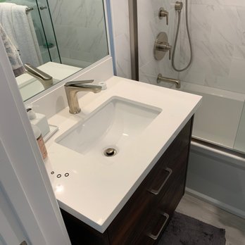 Coram Design Center - Guest bathroom - General Contractors Near Me - La Canada Flintridge, California Coram Design Center - Guest bathroom - General Contractors Near Me - La Canada Flintridge, California