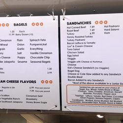 Barry Bagels - Menu