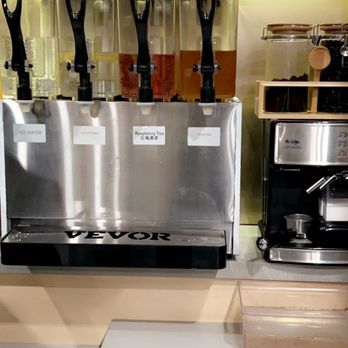 Haidilao Hotpot Flushing - Beverage counter (just varied forms of water and tea) - Hot Pot Near Me - Flushing, New York