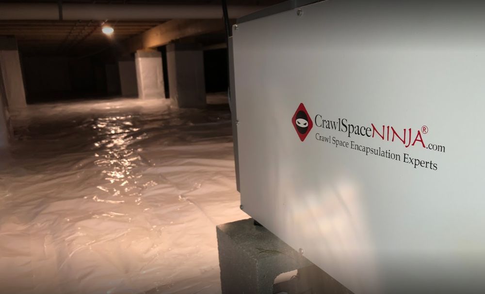 Slide of Crawl Space Ninja of Raleigh West