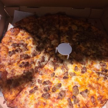 Round Table Pizza - a pizza in a cardboard box - Pizza Near Me - Upland, California