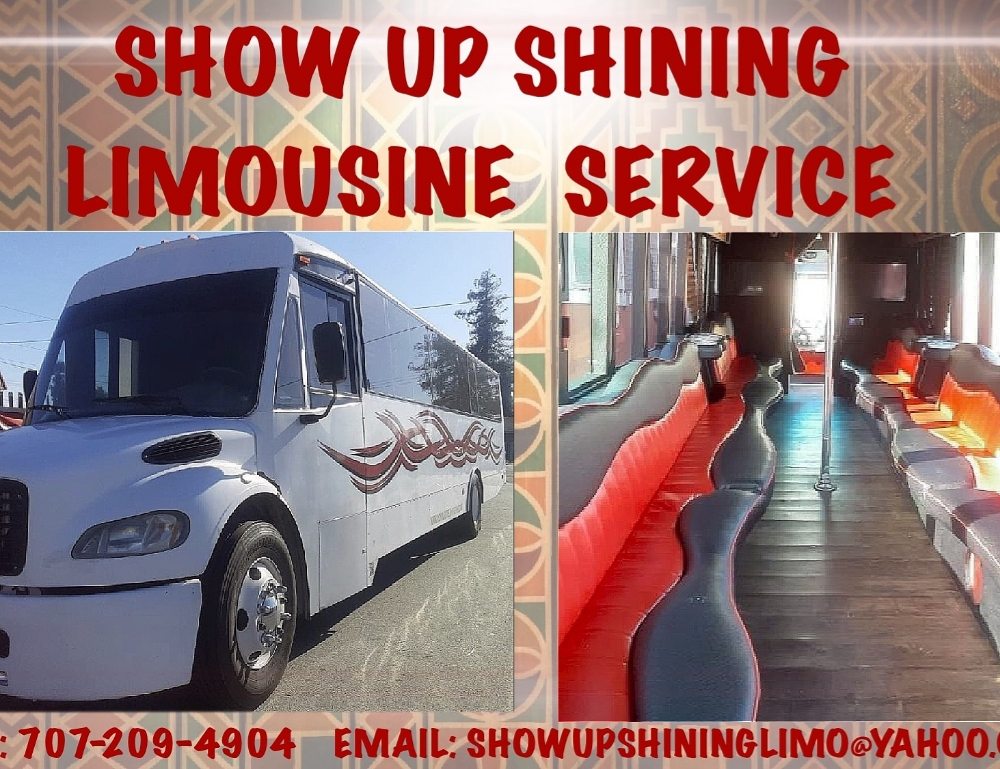 SHOW UP SHINING PARTY BUS Updated June 2024 400 Benicia Rd, VALLEJO, California Party Bus
