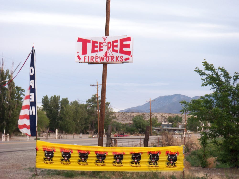 TEEPEE FIREWORKS Updated September 2024 4003 Hwy 95 S, Schurz, Nevada Fireworks Phone