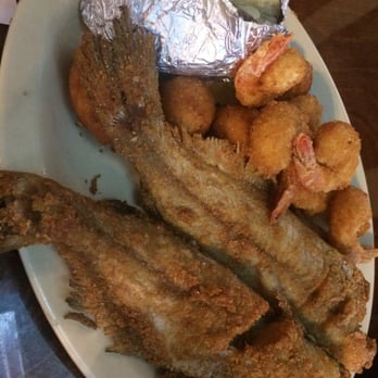 Top O the River - Two whole catfish with shrimp! - Seafood Near Me - Anniston, Alabama Top O the River - Two whole catfish with shrimp! - Seafood Near Me - Anniston, Alabama