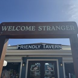 The sign to greet you