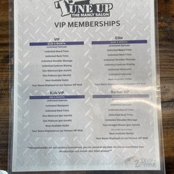 Tune Up The Manly Salon - VIP Pricing.