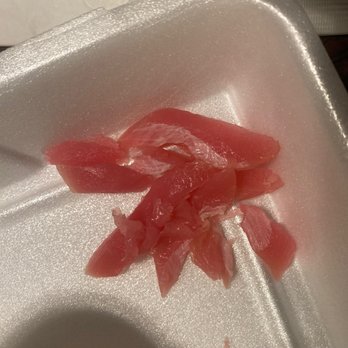 Sushi Huku - Light pink, slimy, so fishy, just threw up and shit at the same time. Food poisoned. - Japanese Near Me - San Marcos, California Sushi Huku - Light pink, slimy, so fishy, just threw up and shit at the same time. Food poisoned. - Japanese Near Me - San Marcos, California
