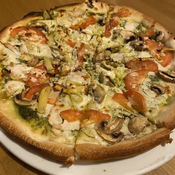 Pinocchio's Pizza - Chicken Pesto Pizza (small) - Pizza Near Me - Pasadena, California Pinocchio's Pizza - Chicken Pesto Pizza (small) - Pizza Near Me - Pasadena, California
