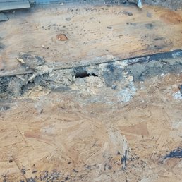 results of NOT checking under the tile roof, for a build up of leaves. results of NOT checking under the tile roof, for a build up of leaves.