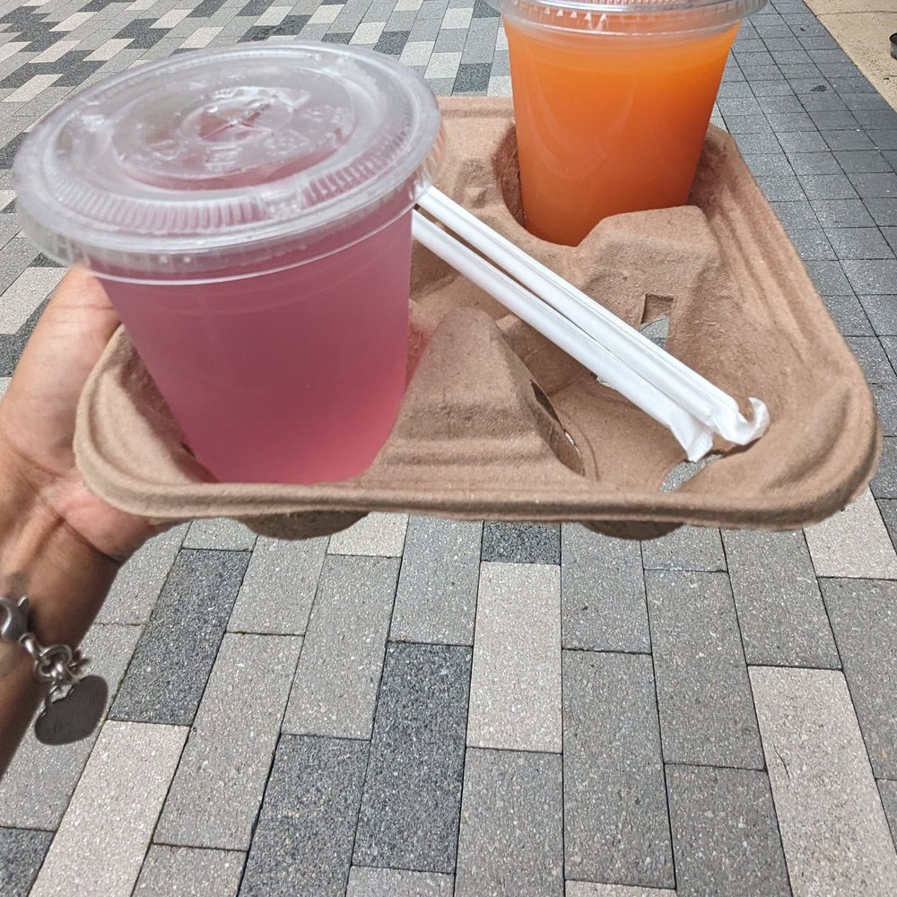 LEMONADE: honey lavender + blood orange mango