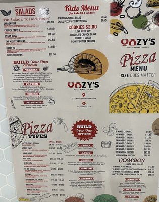 Menu photo 7 Oozy's Pizza Cincinnati, OH