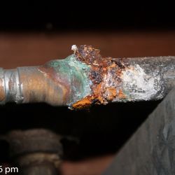 Hansen Home Inspections - Dielectric corrosion