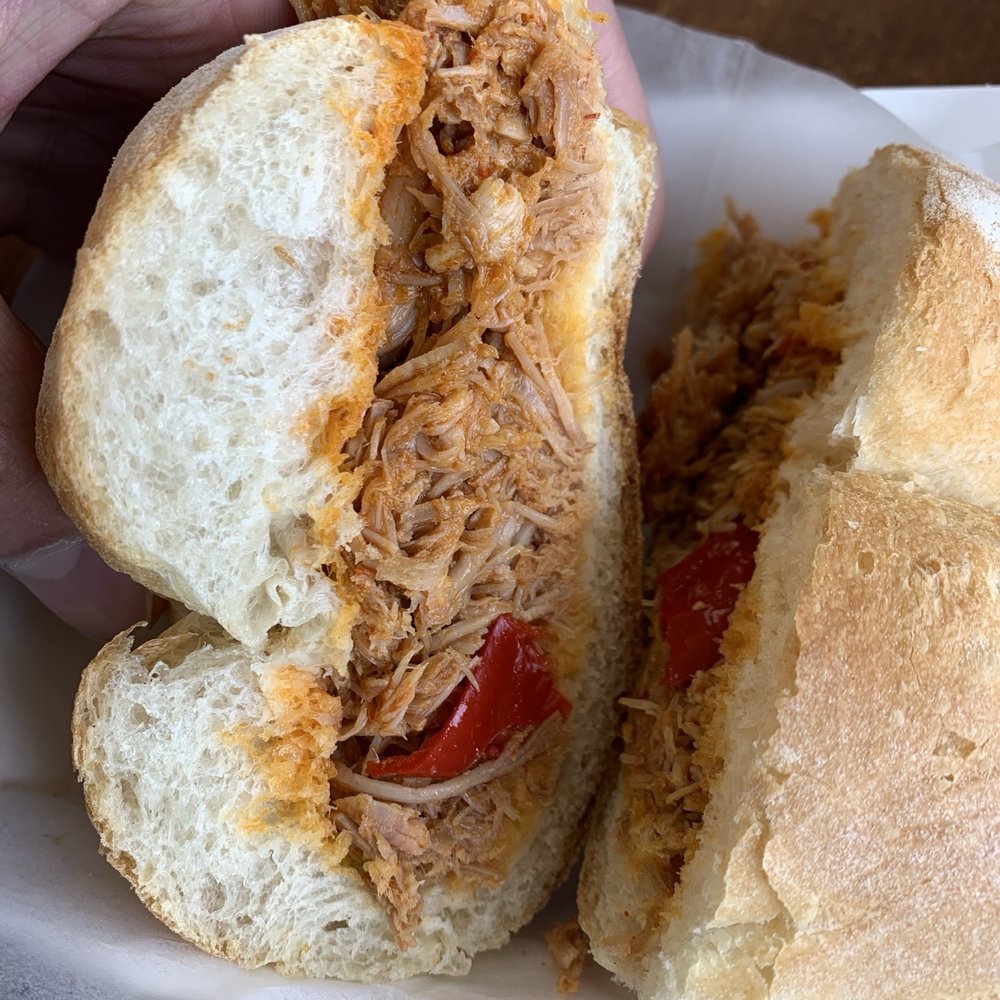 Taunton Ave Bakery - Portuguese Pulled pork Sandwich (Caçoila) - Bakeries Near Me - East Providence, Rhode Island Taunton Ave Bakery - Portuguese Pulled pork Sandwich (Caçoila) - Bakeries Near Me - East Providence, Rhode Island