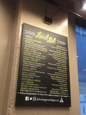 Menu photo 3 honeygrow Philadelphia, PA