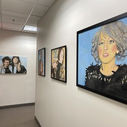 Right Turn - Our walls are bright with art created by our founder, Woody Giessmann.