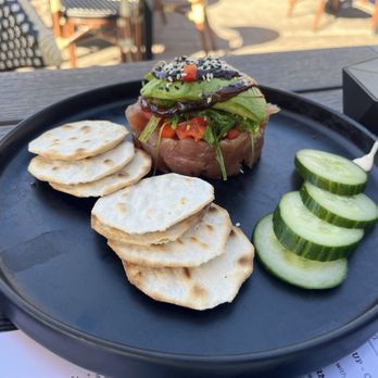 Tumbled Rock Brewery & Kitchen - Ahi Tuna Stack - Pizza Near Me - Baraboo, Wisconsin Tumbled Rock Brewery & Kitchen - Ahi Tuna Stack - Pizza Near Me - Baraboo, Wisconsin