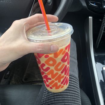 Dunkin' - Medium Carmel ice coffee 2 creams 1 sugar - Donuts Near Me - Penfield, New York Dunkin' - Medium Carmel ice coffee 2 creams 1 sugar - Donuts Near Me - Penfield, New York