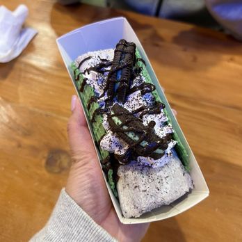 Sweet Rolled Tacos - Mint Oreo Ice Cream - Ice Cream & Frozen Yogurt Near Me - Garden Grove, California