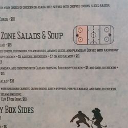 The Wheelhouse - Menu