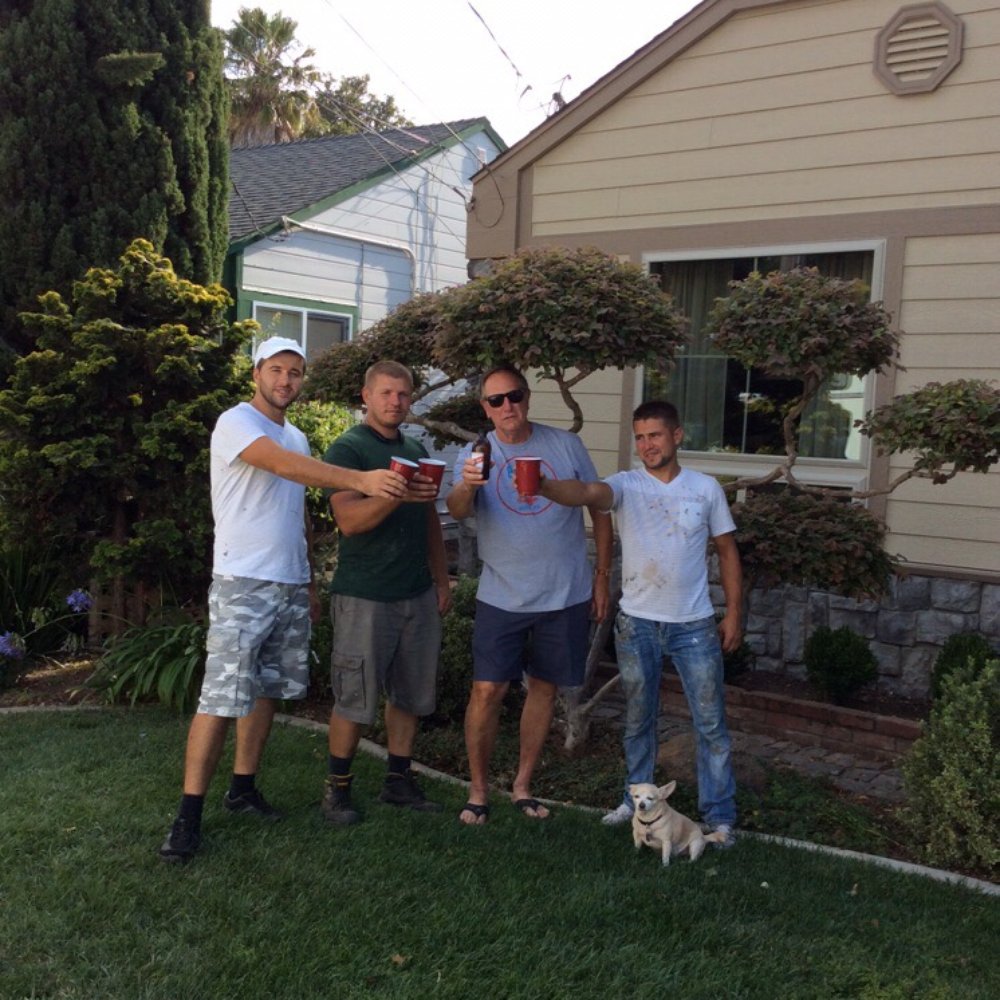 3 Generations Improvements - Final day owner with finishing crew - Windows Installation Near Me - Folsom, California