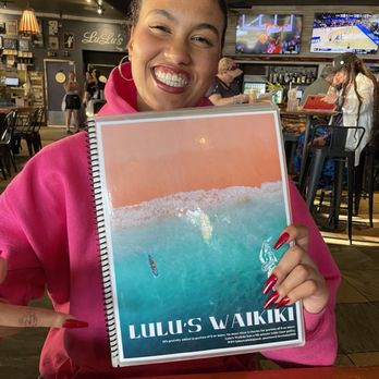 Lulu's Waikiki - Our daughter Lulu enjoying 'Lulu's'!!! - Burgers Near Me - Honolulu, Hawaii Lulu's Waikiki - Our daughter Lulu enjoying 'Lulu's'!!! - Burgers Near Me - Honolulu, Hawaii