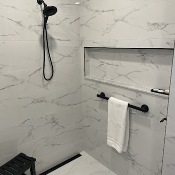 My Granite Guy - Marble shelf in shower niche - Countertop Installation Near Me - Denver, Colorado My Granite Guy - Marble shelf in shower niche - Countertop Installation Near Me - Denver, Colorado