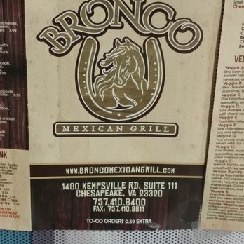 Bronco Mexican Grill - Bronco Mexican Grill. - Mexican Near Me - Chesapeake, Virginia Bronco Mexican Grill - Bronco Mexican Grill. - Mexican Near Me - Chesapeake, Virginia