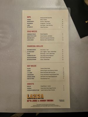 Menu photo 1 Laziza Brooklyn, NY Menu photo 1 Laziza Brooklyn, NY