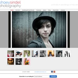 Wicked Clever Designs - Portfolio website for a photographer.