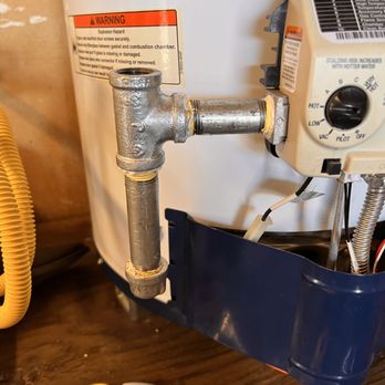Helpful Handyman - Installing sediment trap on water heater - Handyman Near Me - Morro bay, California Helpful Handyman - Installing sediment trap on water heater - Handyman Near Me - Morro bay, California