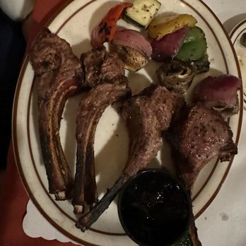 Hitching Post - New Zealand Rack of Lamb with Grilled Vegetables... - Barbeque Near Me - Casmalia, California