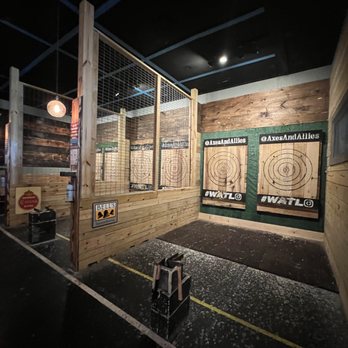Axes & Allies - a shooting range with a target in the center - Bars Near Me - Wilmington, North Carolina Axes & Allies - a shooting range with a target in the center - Bars Near Me - Wilmington, North Carolina