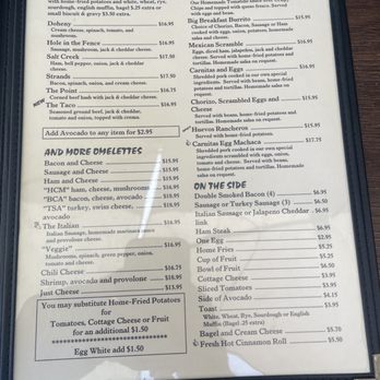 RJ's Cafe - Menu - Breakfast & Brunch Near Me - Dana Point, California