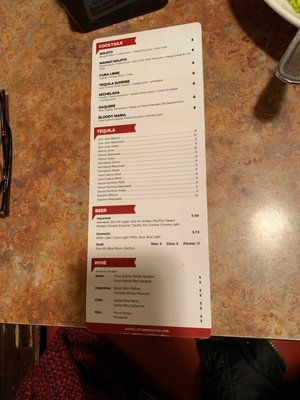 Menu photo 1 Little Mexico Richmond, VA