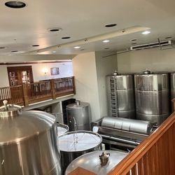 Lynfred Winery - Interior where the wine making happens