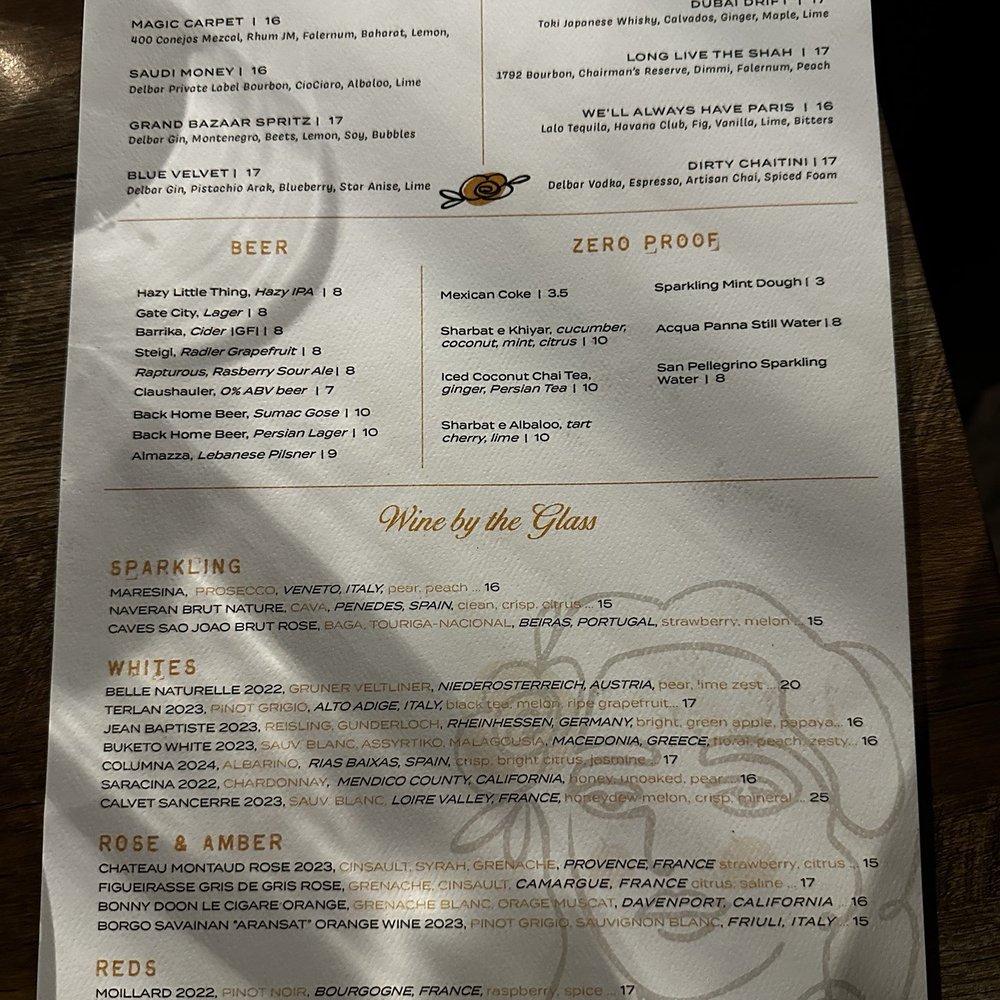 Delbar Middle Eastern - Menu - Persian/Iranian Near Me - Atlanta, Georgia