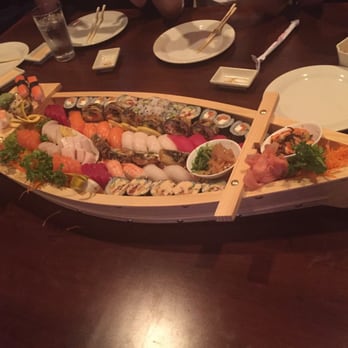 SriThai  Thai Kitchen & Sushi Bar - Duluth - Huge sushi boat - Japanese Near Me - Duluth, Georgia