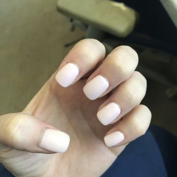 Glamorous Nails - Completely faded from pink a week later. - Nail Salons Near Me - Tulsa, Oklahoma