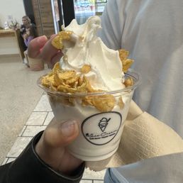 Hokkaido Crème Soft Serve with Frosted Flakes Hokkaido Crème Soft Serve with Frosted Flakes