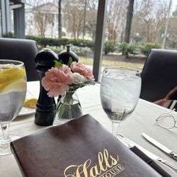 Halls Chophouse - Columbia - Gorgeous view and a great lunch to celebrate after speaking to the legislators in State Congress.