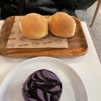 Hood Famous - Pan de sal and ube cheesecake - Cafes Near Me - Seattle, Washington Hood Famous - Pan de sal and ube cheesecake - Cafes Near Me - Seattle, Washington