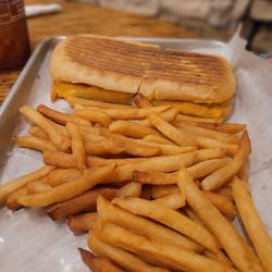 Pino's Italian Restaurant - Chipotle panini and fries
