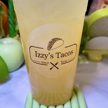 Izzy’s Tacos - Agua de Pina - Food Trucks Near Me - Fontana, California
